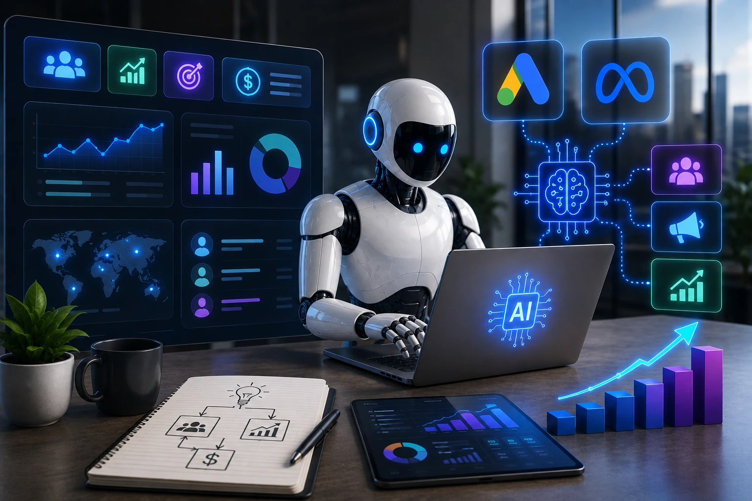 Agencia de Publicidad con IA: La Nueva Forma de Gestionar Google Ads y Meta Ads